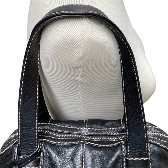 Michael Kors Black Leather Shoulder Bag - Picture 11 of 14